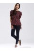 Dressberry Casual Short Sleeve Printed Women's Top